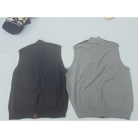 Vintage Ralph Lauren Chaps Zip Sweater Vest 2 - Picture 2 of 7